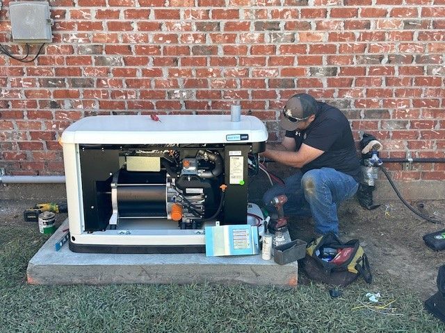 Standby generator ready for storm season.