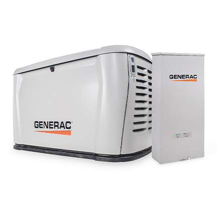 Standby Generator, 14kW with Transfer Switch | Cellular